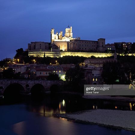 Chambre Dans Une Grande Maison Entre Canal Du Midi Et Centre Ville Beziers Luaran gambar